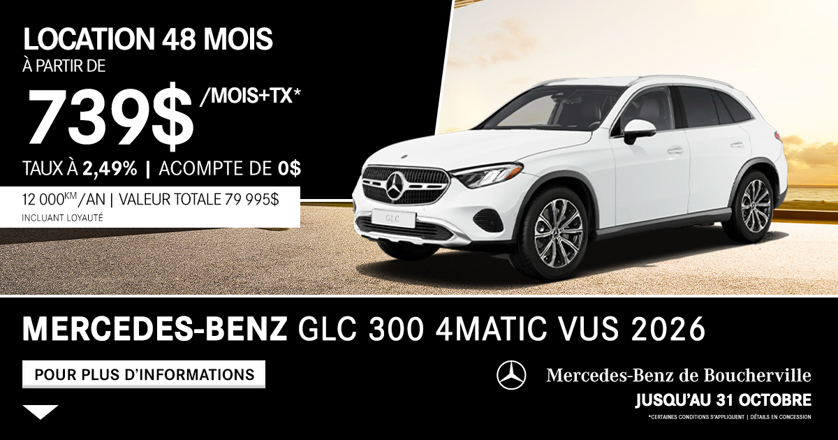 GLC 300 4MATIC VUS 2026