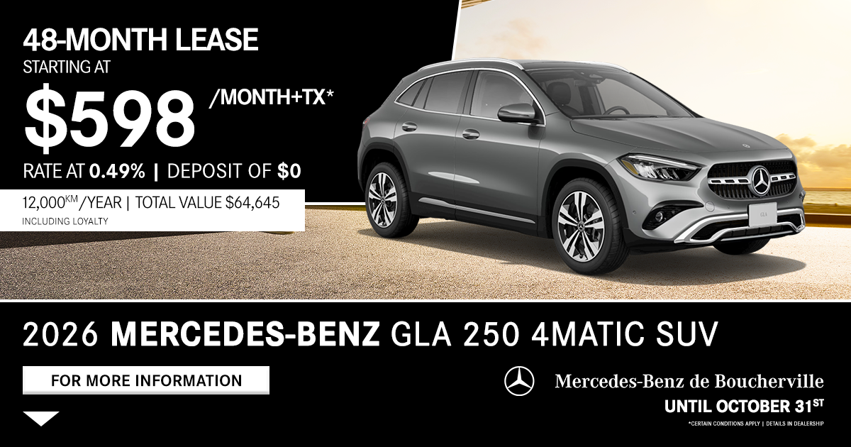 2026 GLA 250 4MATIC SUV