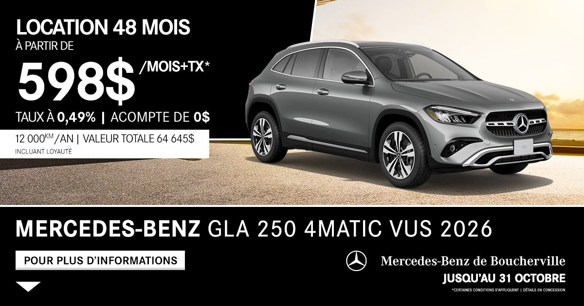 GLA 250 4MATIC VUS 2026