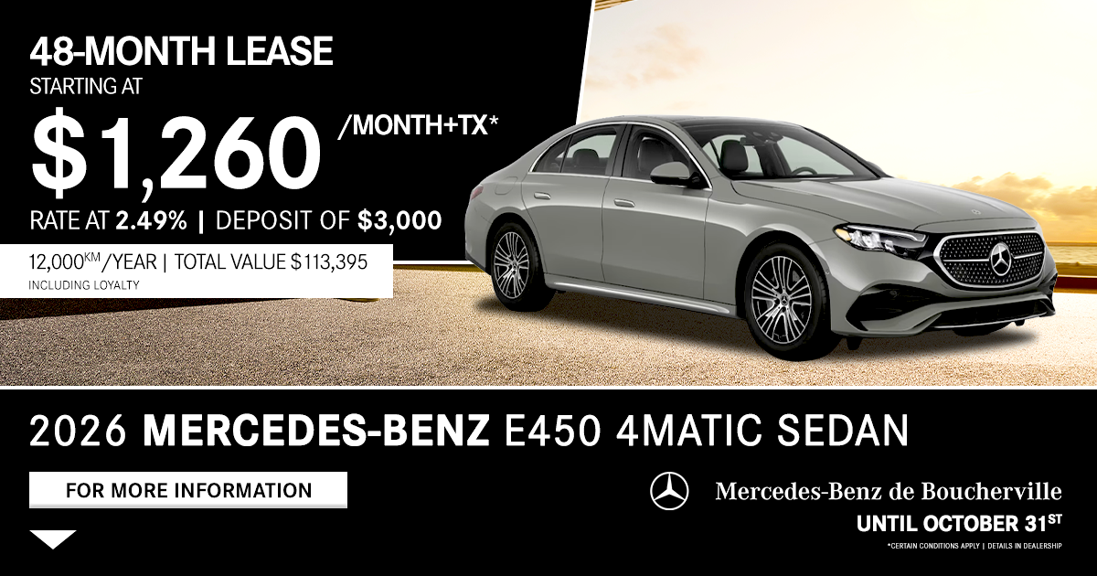 2026 MERCEDES-BENZ E450 BERLINE !