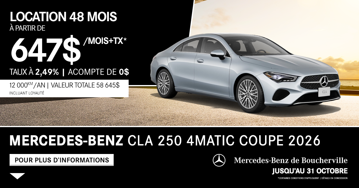 CLA 250 4MATIC COUPE 2026