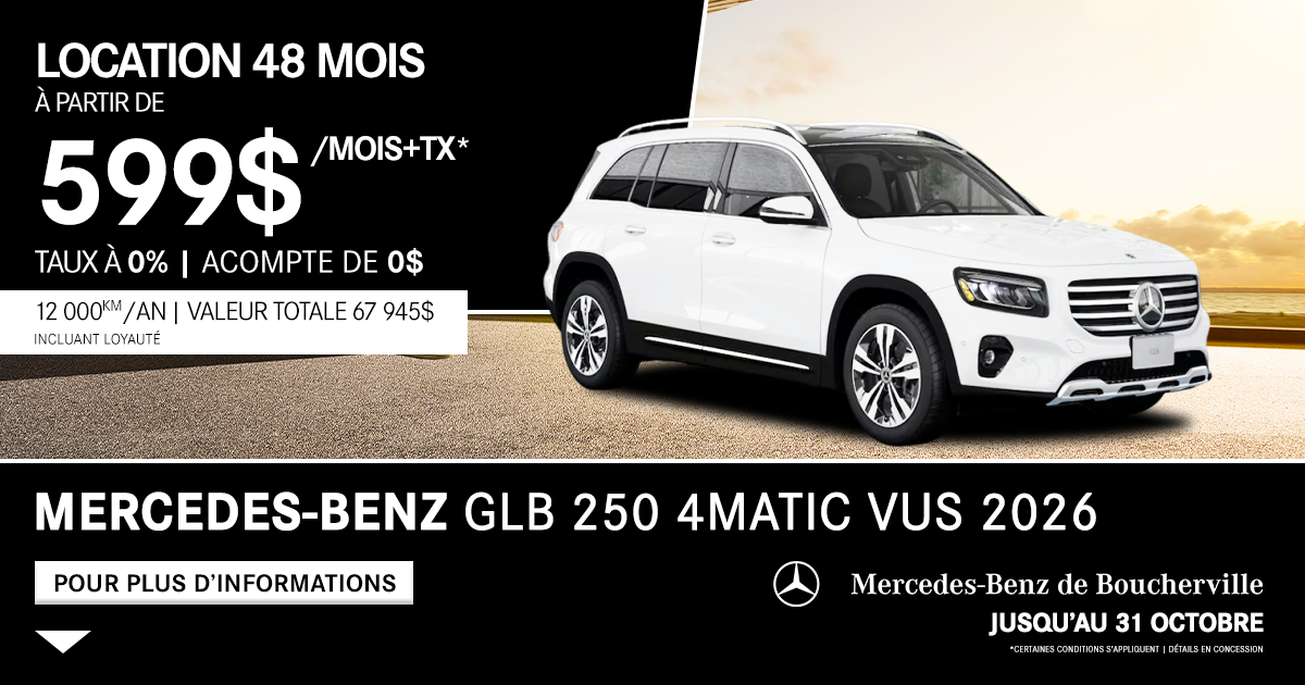 GLB 250 4MATIC 2026