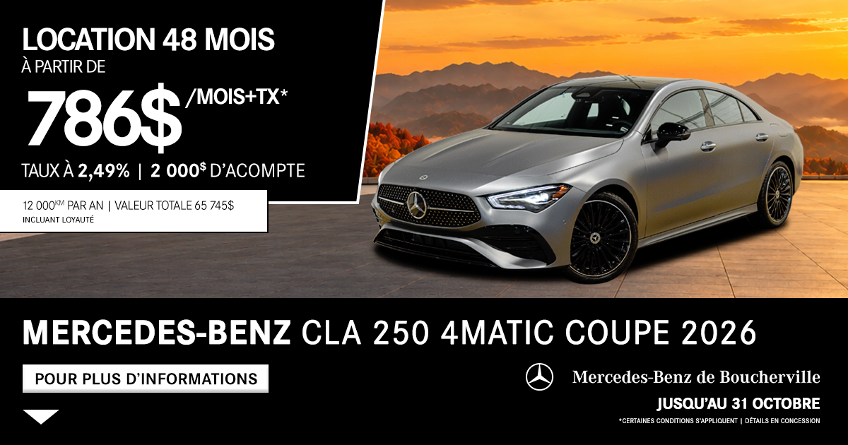 CLA 250 4MATIC COUPE 2026