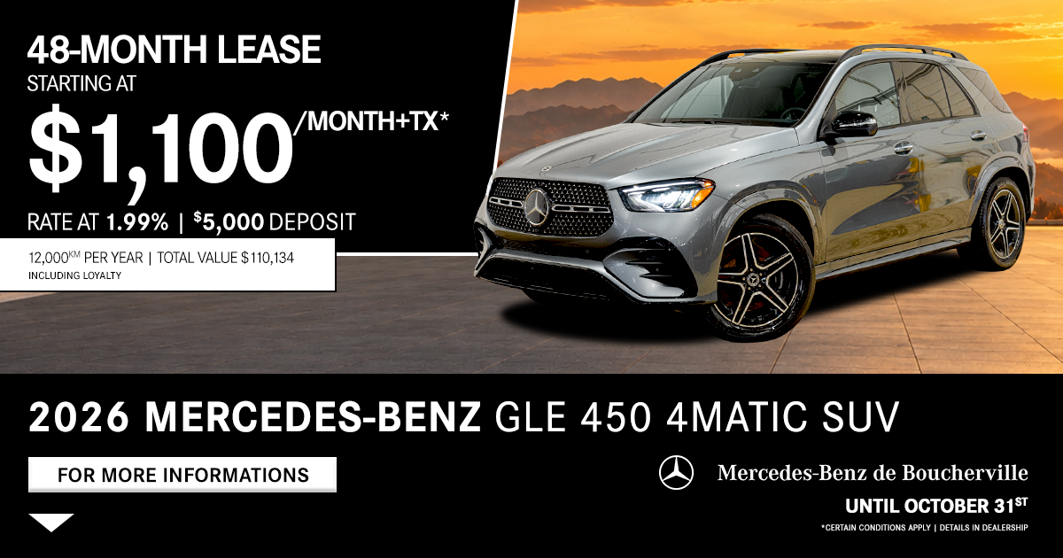 2026 SUV GLE 450 4MATIC