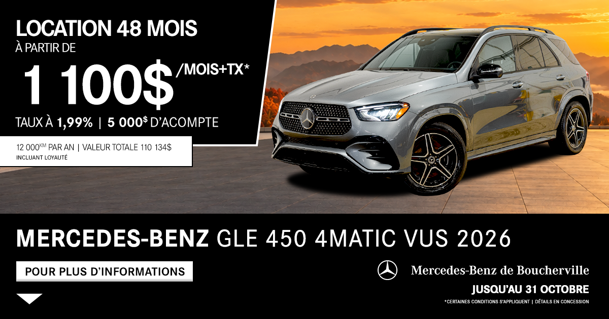 GLE 450 4MATIC VUS 2026