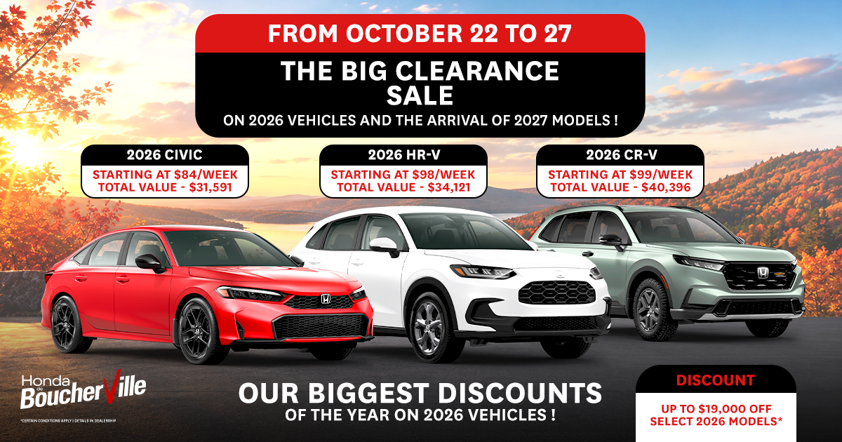 THE BIG CLEARANCE SALE !
