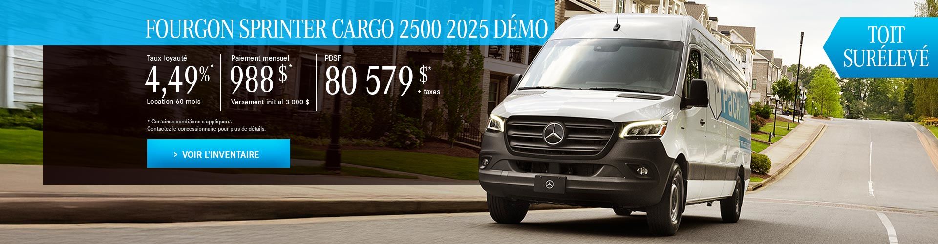 Sprinter 2025 Juillet