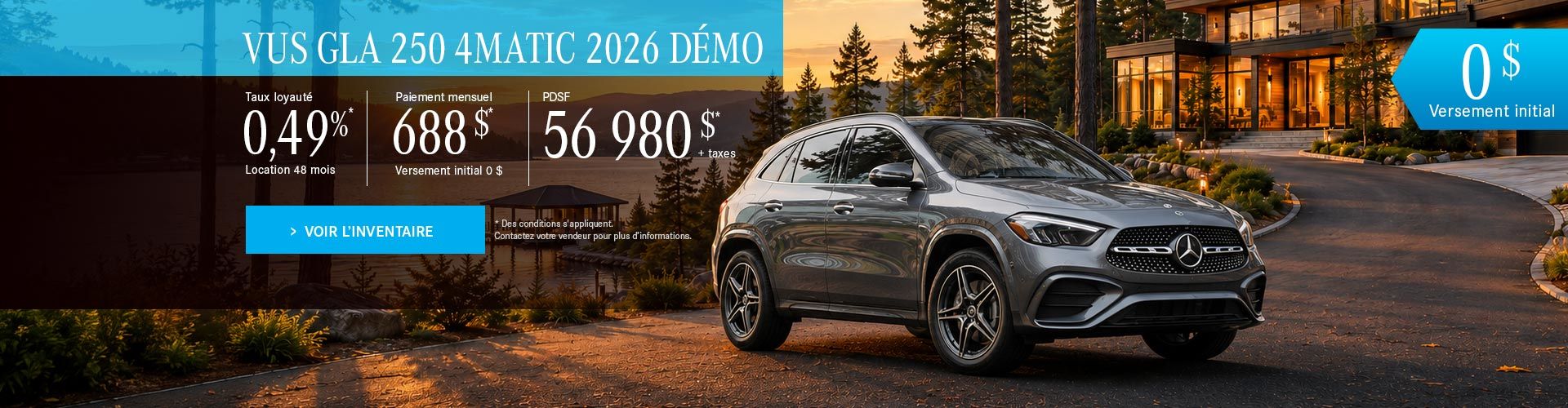 VUS GLA 250 4MATIC