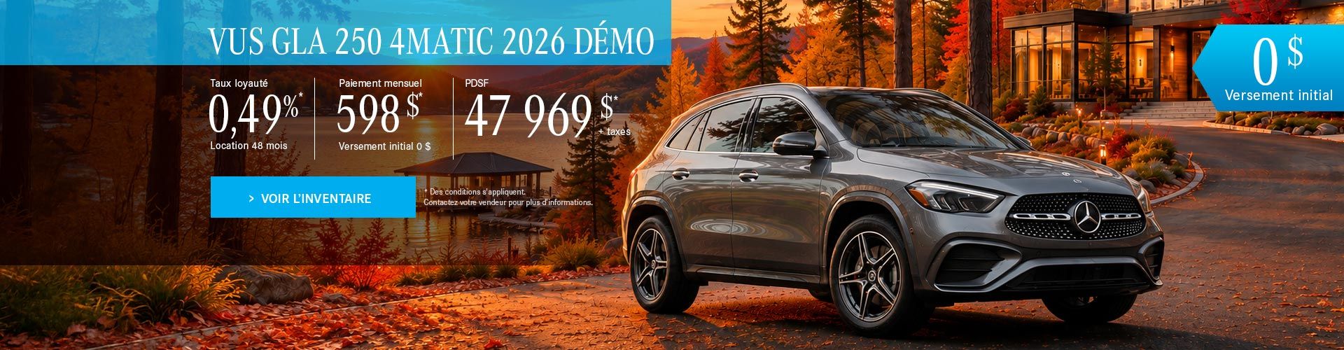 VUS GLA 250 4MATIC