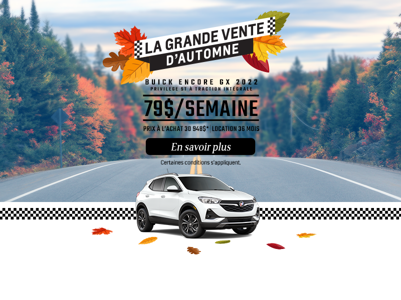 Procurez-vous le Buick Encore GX 2022!