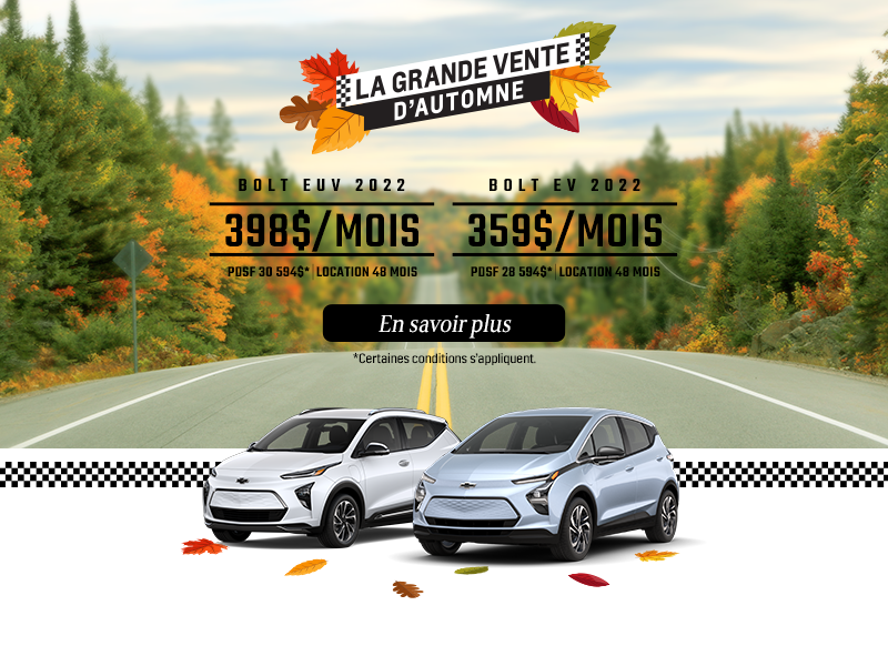 La Bolt EV & EUV 2022