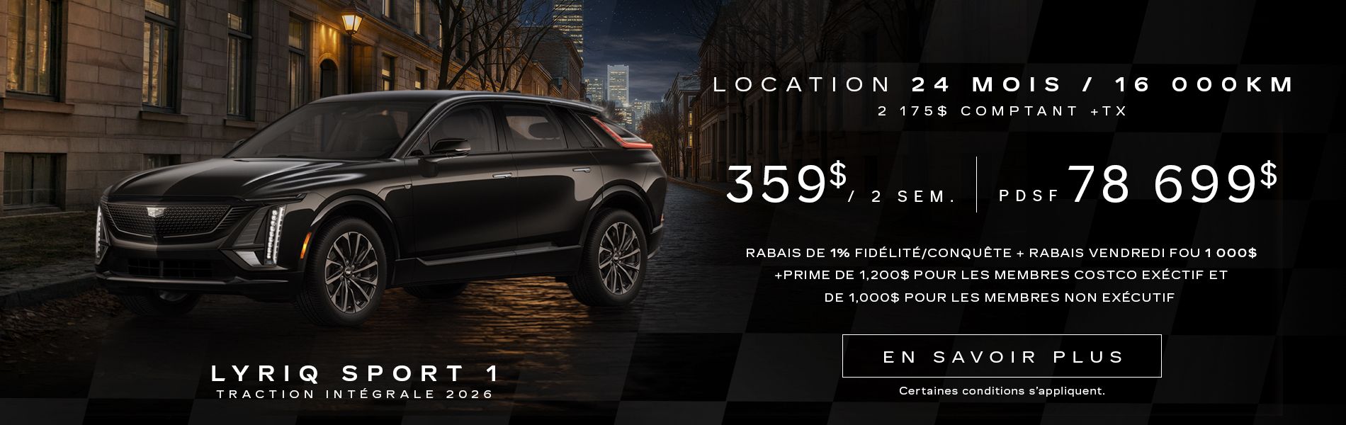 CADILLAC LYRIQ SPORT 1 2026