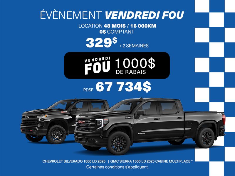 SILVERADO ET SIERRA LD 1500 2025