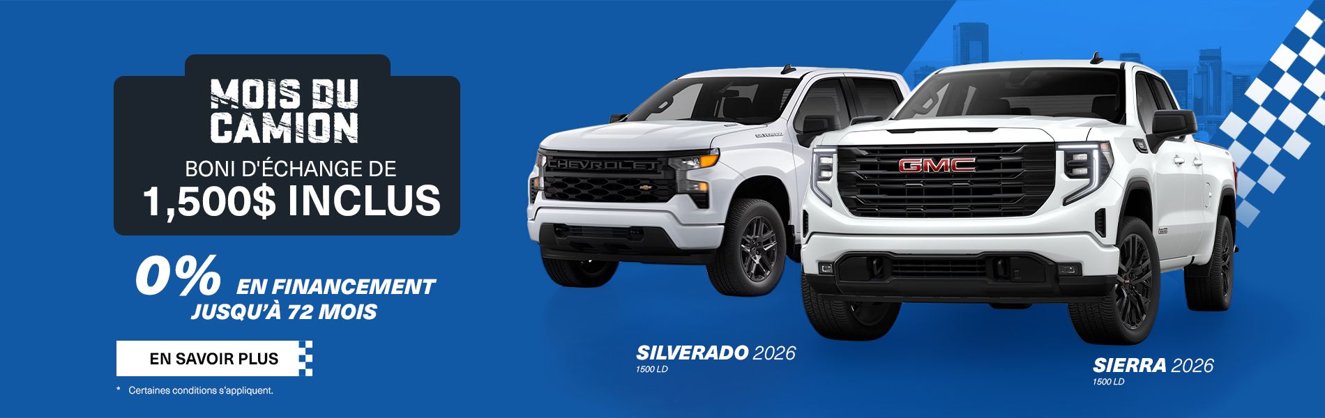 SILVERADO ET SIERRA 1500 2026