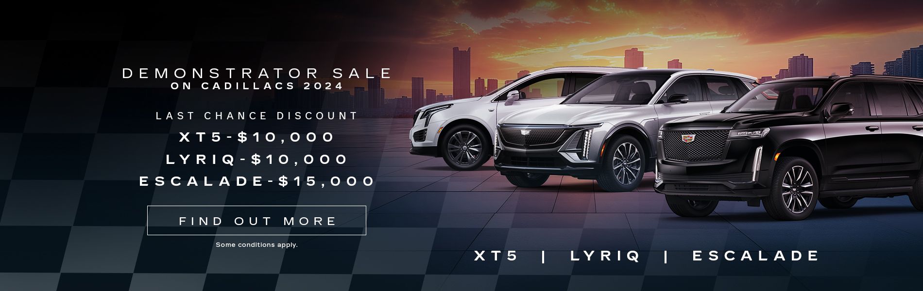 DEMONSTRATEUR SALE ON CADILLAC 2024