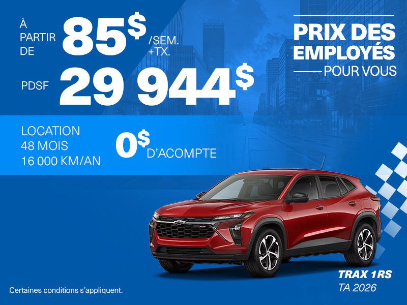 CHEVROLET TRAX 2026