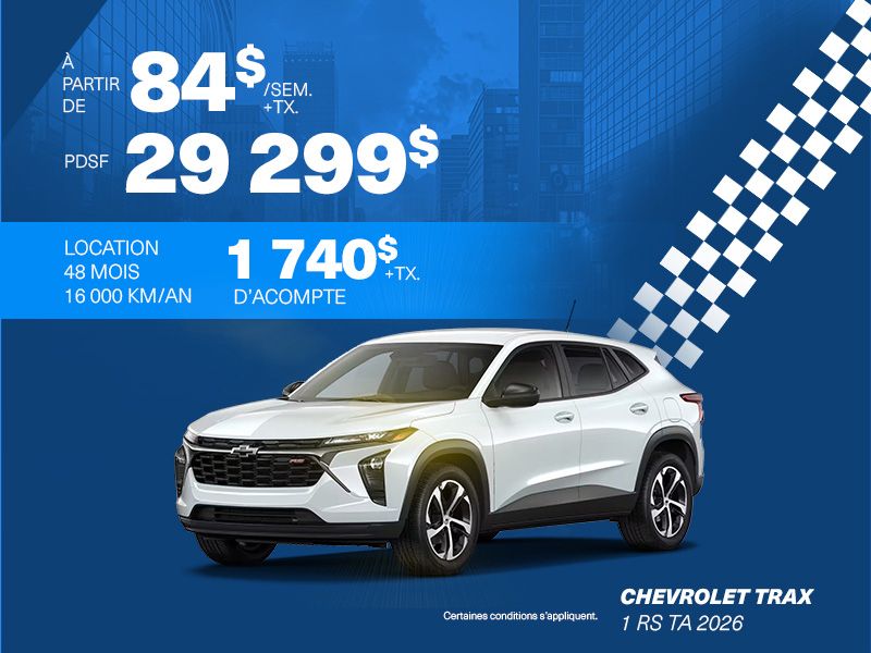 CHEVROLET TRAX 2026