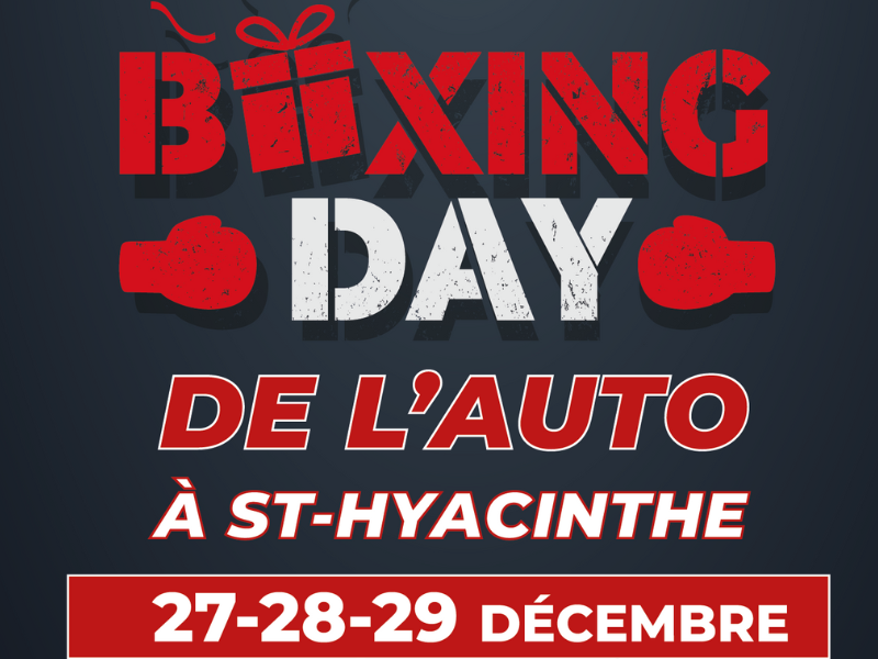 BOXING DAY chez LUSSIER CHEVROLET