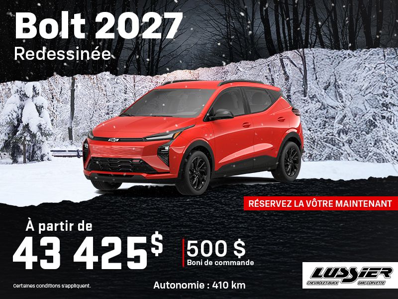 Procurez-vous le Chevrolet Bolt 2027