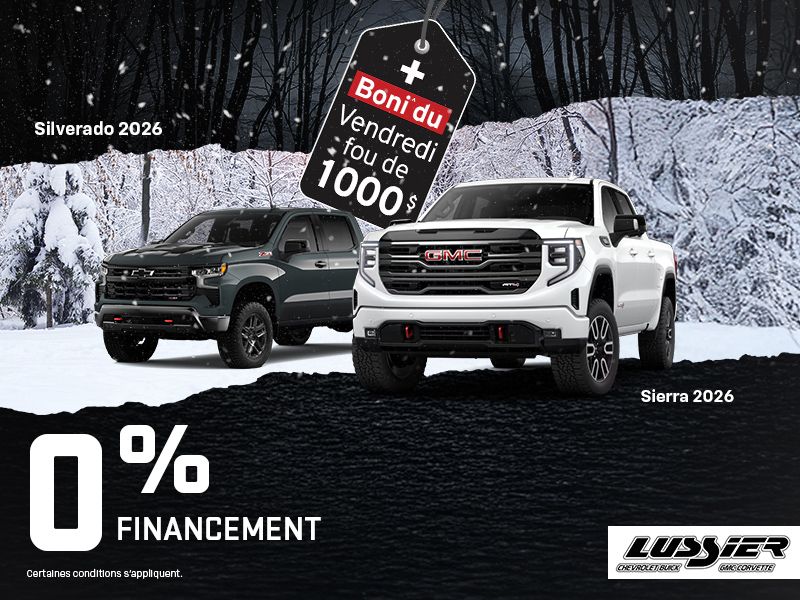 Sierra et Silverado 2026