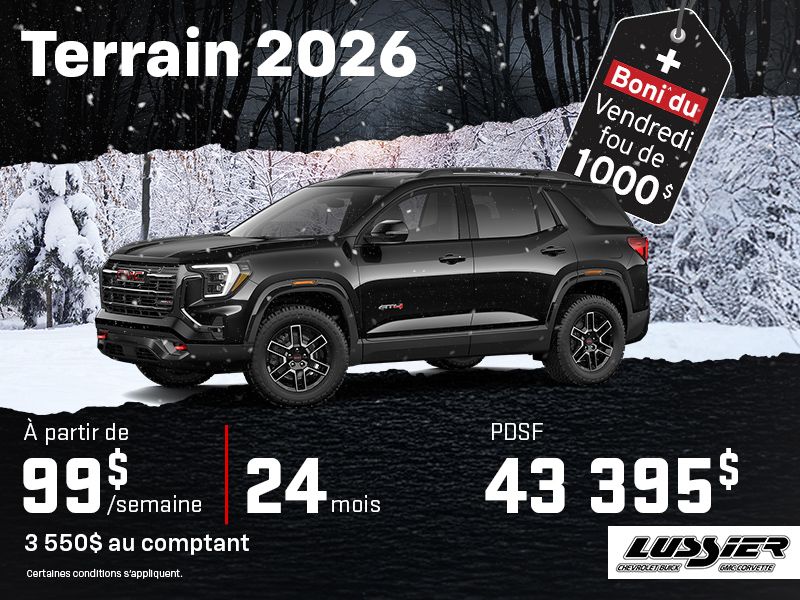 Procurez-vous le GMC Terrain 2026