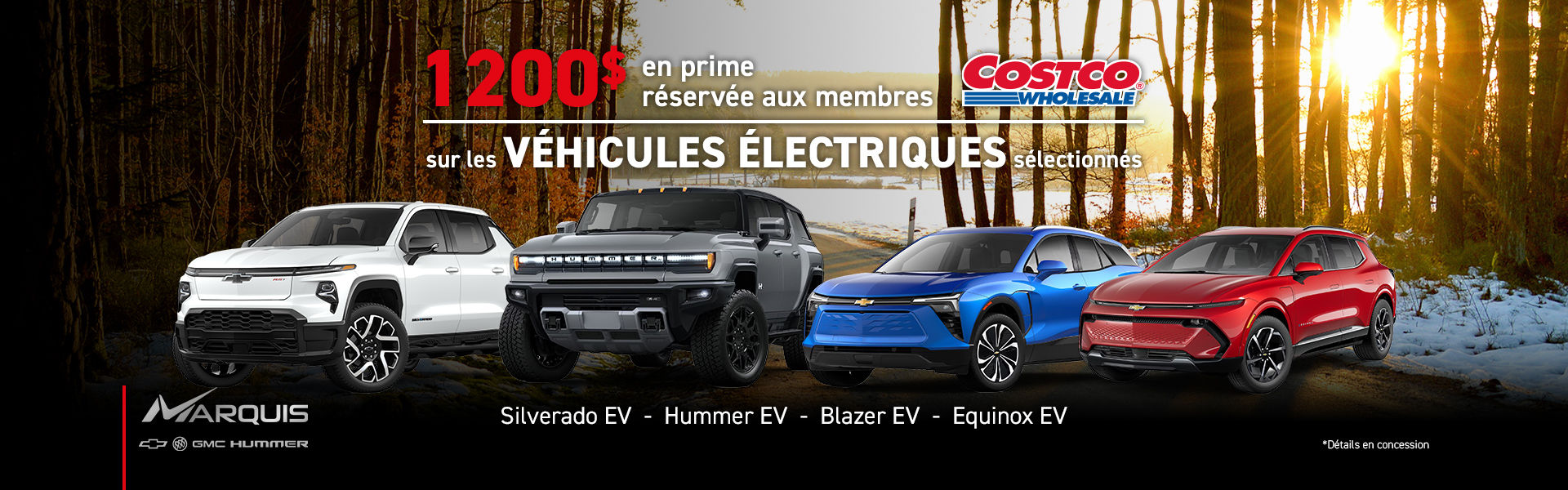 Prime Costco sur véhicules électriques