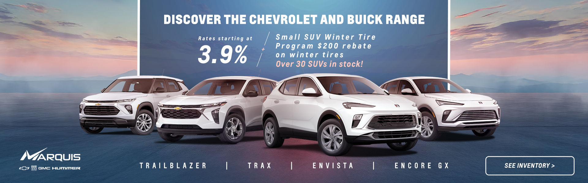 Chevrolet and Buick range