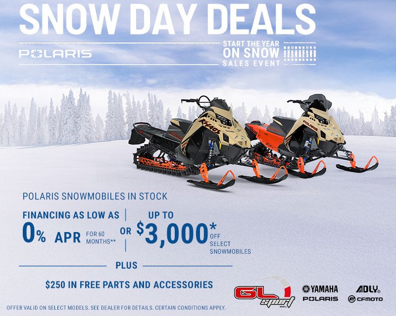 Polaris Snowmobiles In Stock