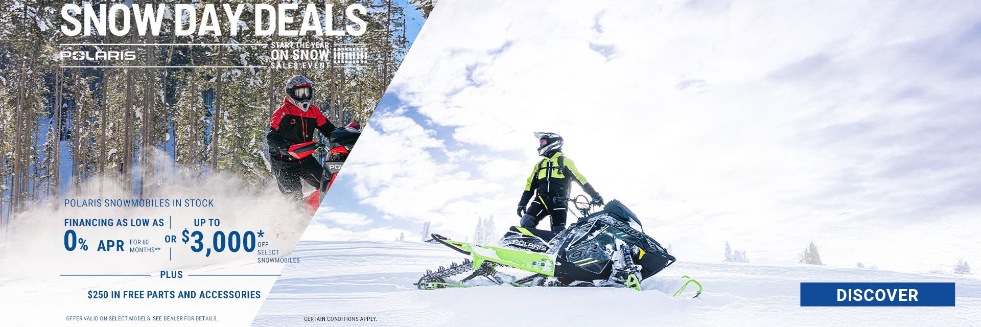 Polaris Snowmobiles In Stock