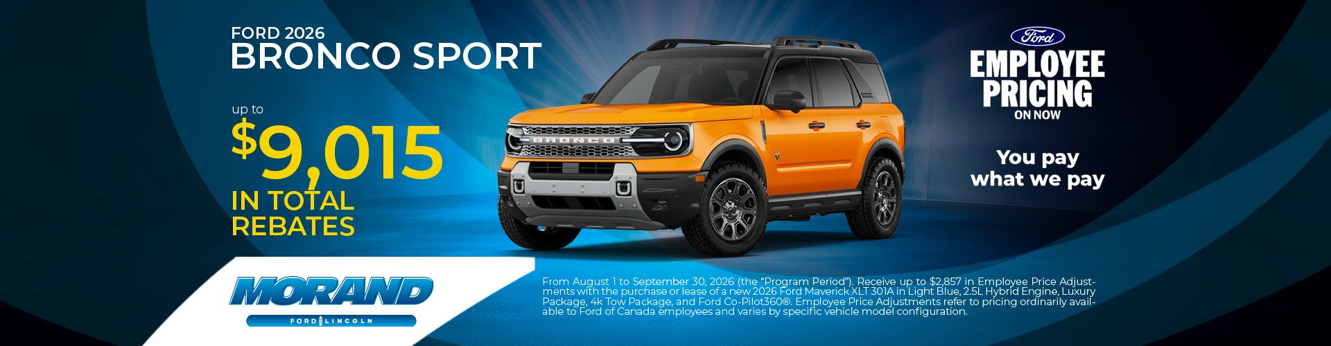 Bronco Sport 2026