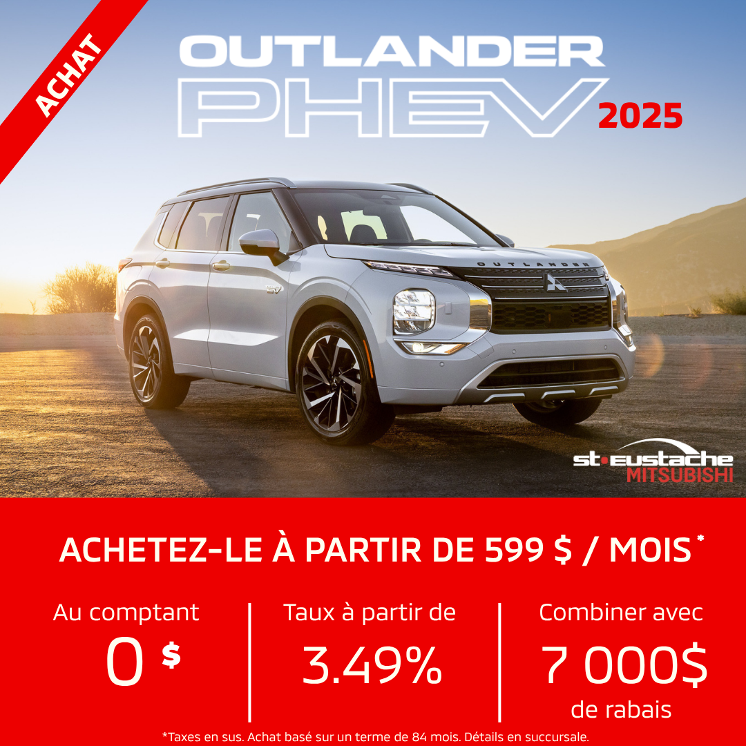 Mitsubishi Outlander PHEV Achat