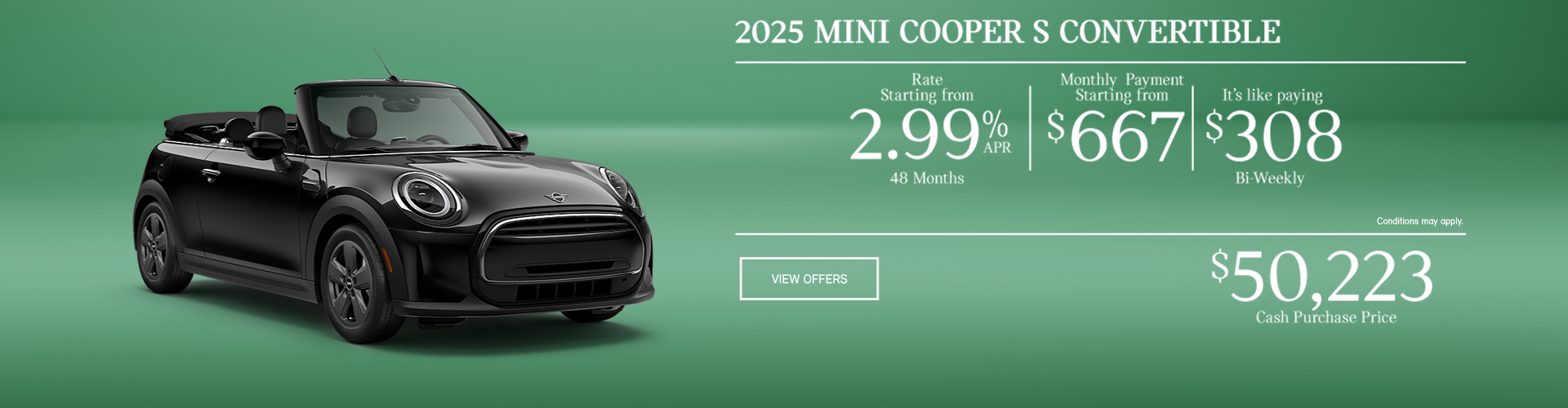 THE MINI CONVERTIBLE