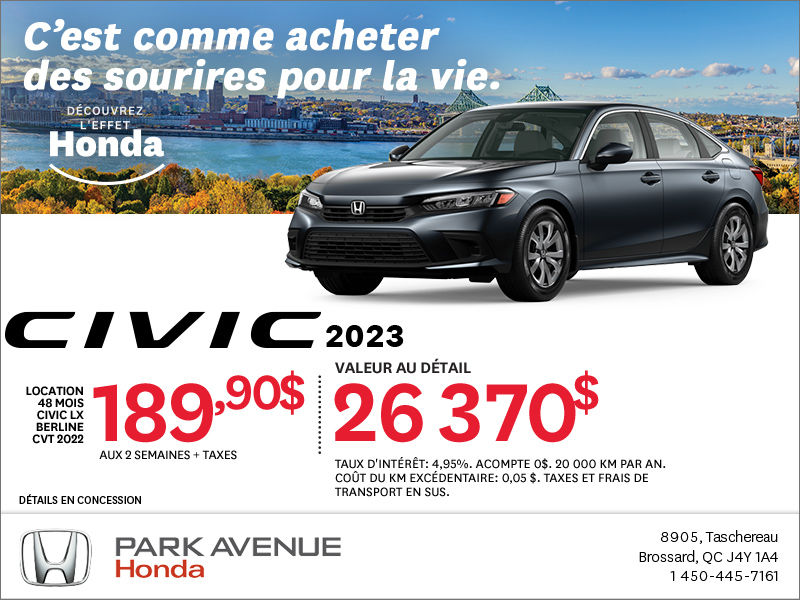 Civic LX Berline 2023