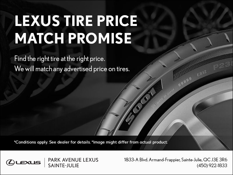 Lexus Tire Price Match Promise
