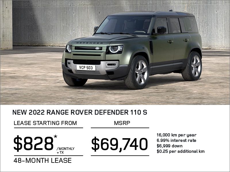 Land Rover Brossard 2022 Range Rover Defender 110 S