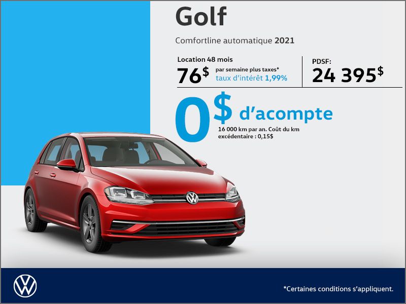 Procurez-vous la Golf 2021