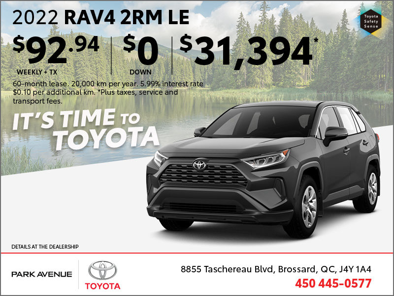 2022 RAV4 LE