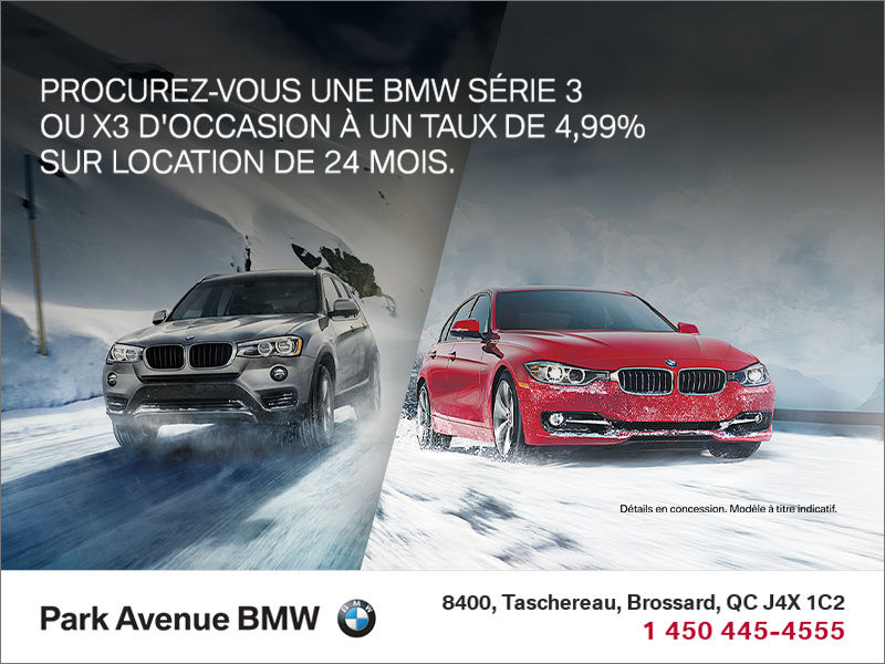 Promotions et offres BMW - septembre à octobre 2023