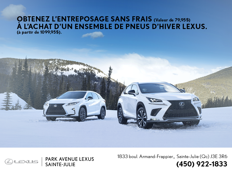 Entreposage sans frais