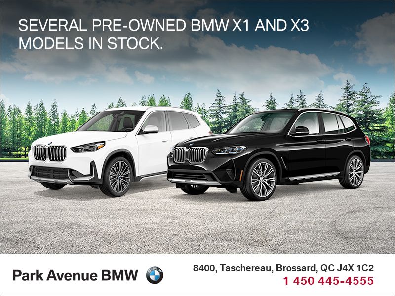 Park Avenue BMW in Brossard | BMW X1 and X3