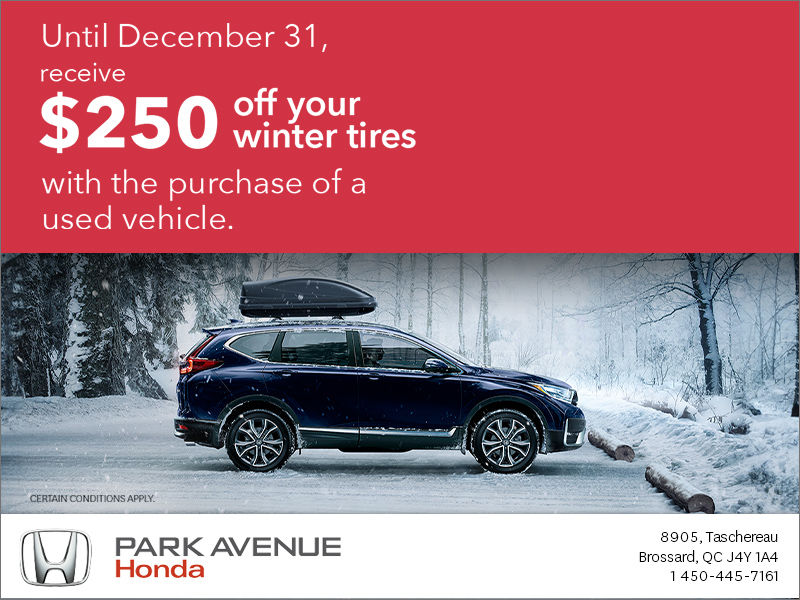 Winter tires rebate