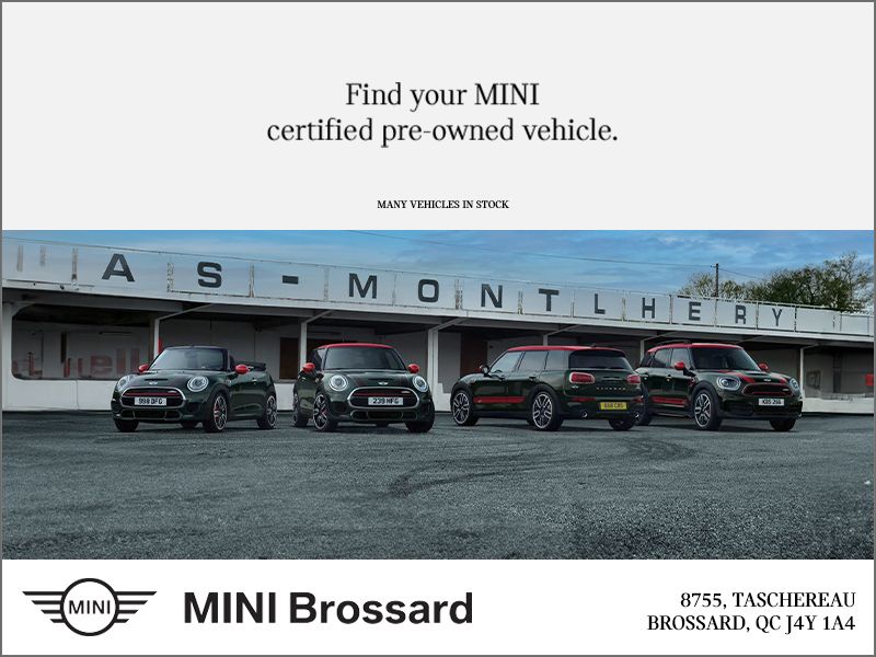 Find Your Certified Pre-Owned MINI