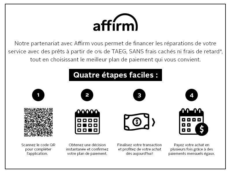 FINANCEZ VOTRE SERVICE AVEC AFFIRM