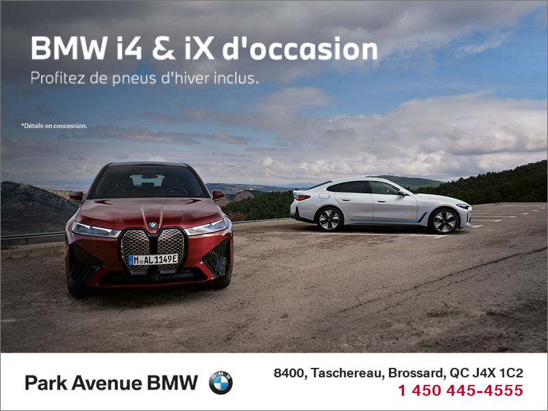 Parcourez notre inventaire de BMW i4 et iX
