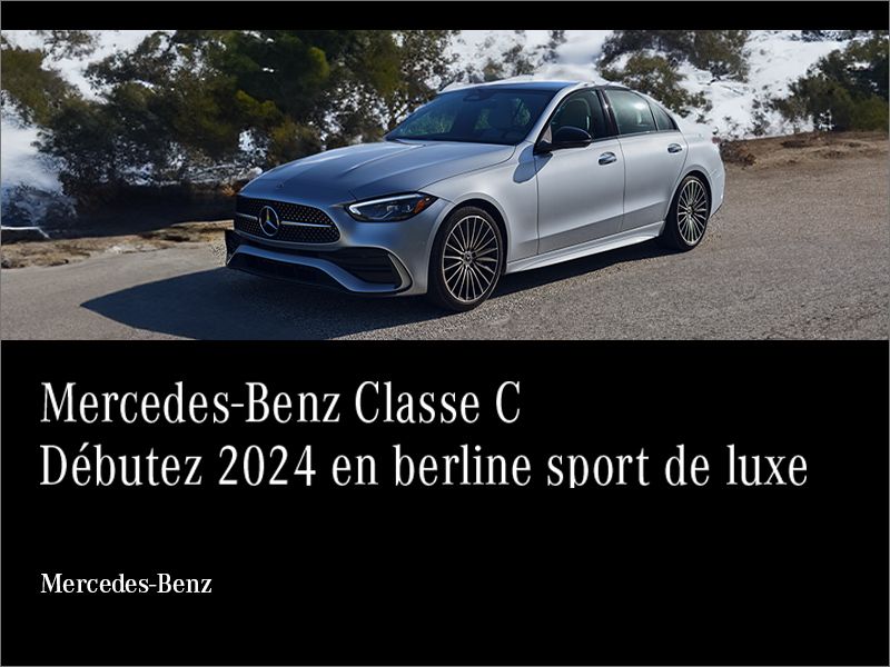Découvrez la Mercedes-Benz Classe C