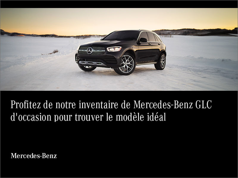 Parcourez notre inventaire de GLC d'occasion