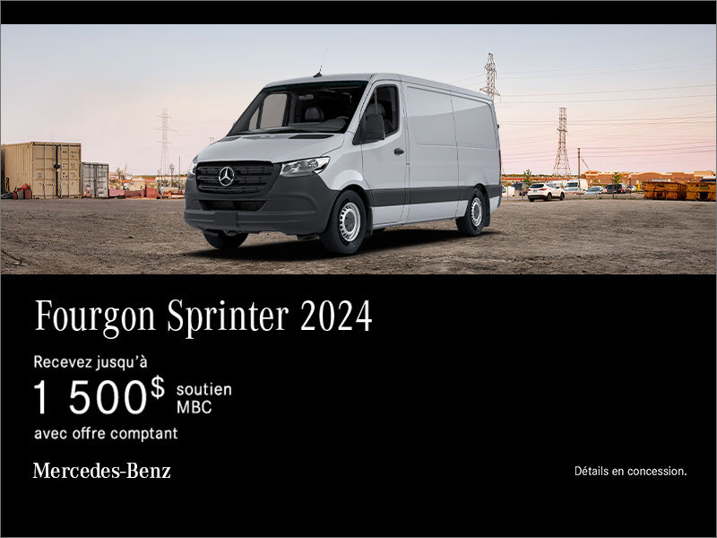 Fourgon Sprinter 2024