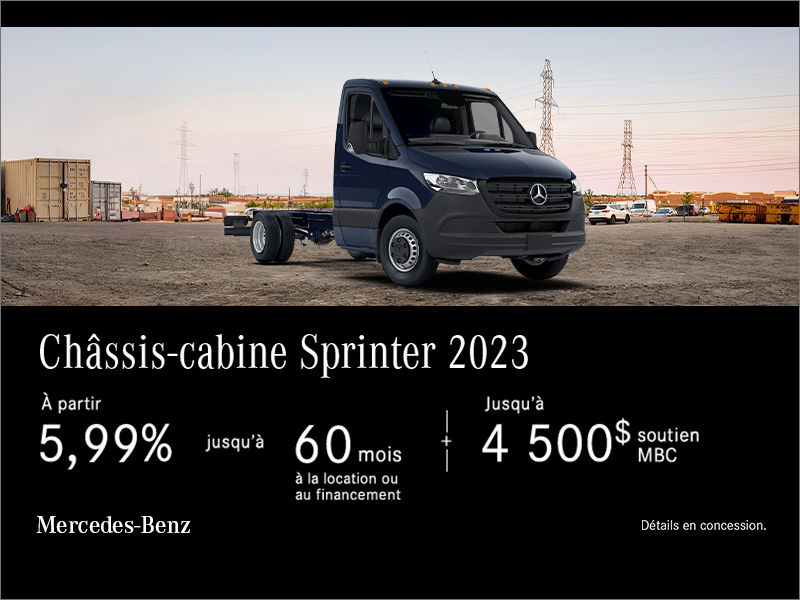 Châssis-cabine Sprinter 2023