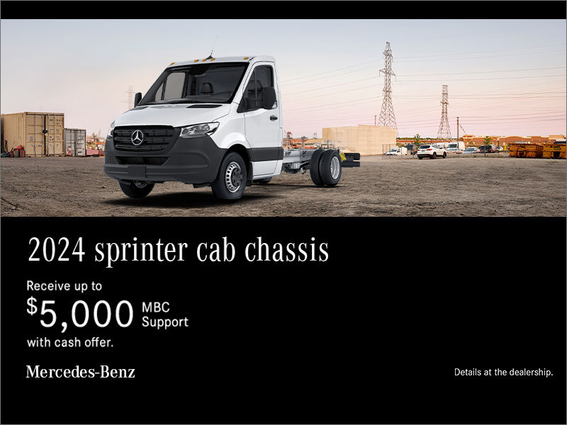 2024 Sprinter Cab Chassis Cash