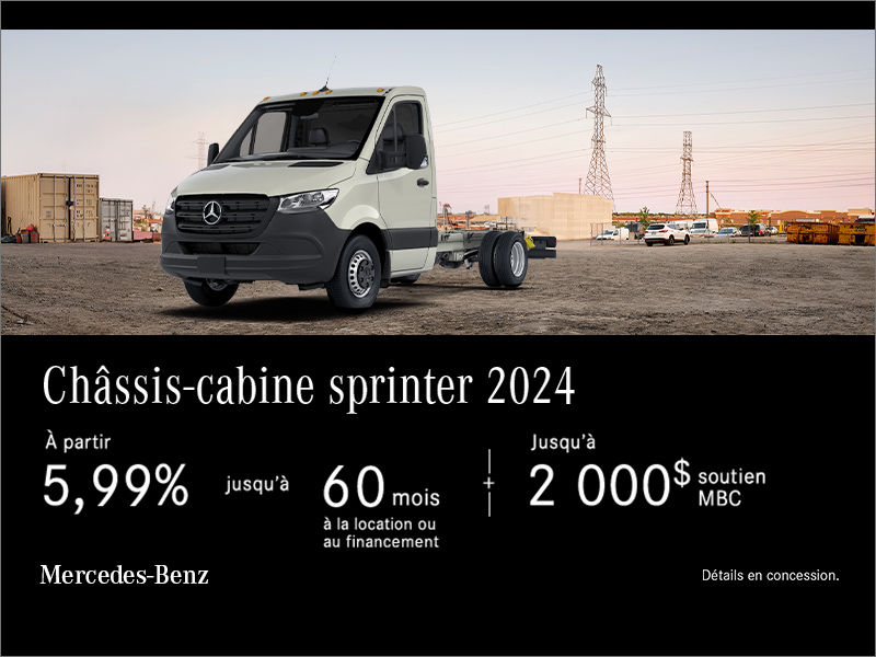 Sprinter Châssis-Cabine 2024